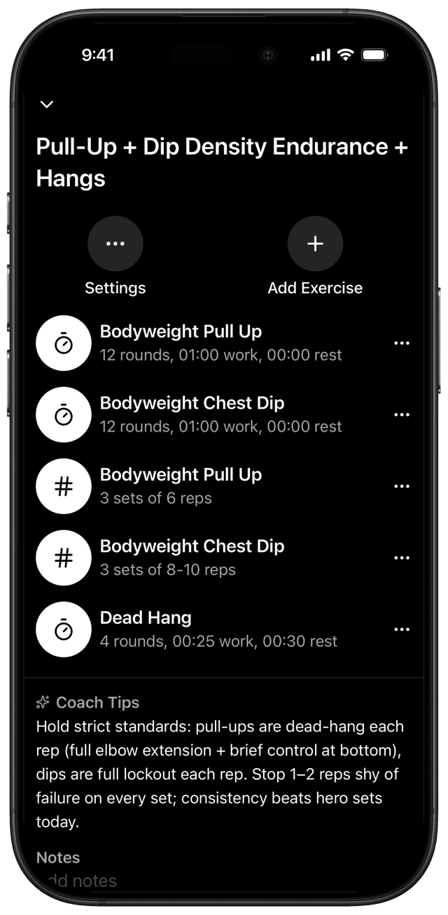 Smart weight recommendations