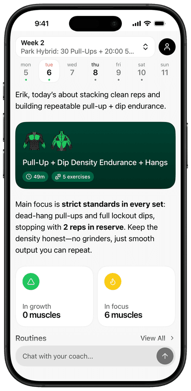 AI coaching dashboard