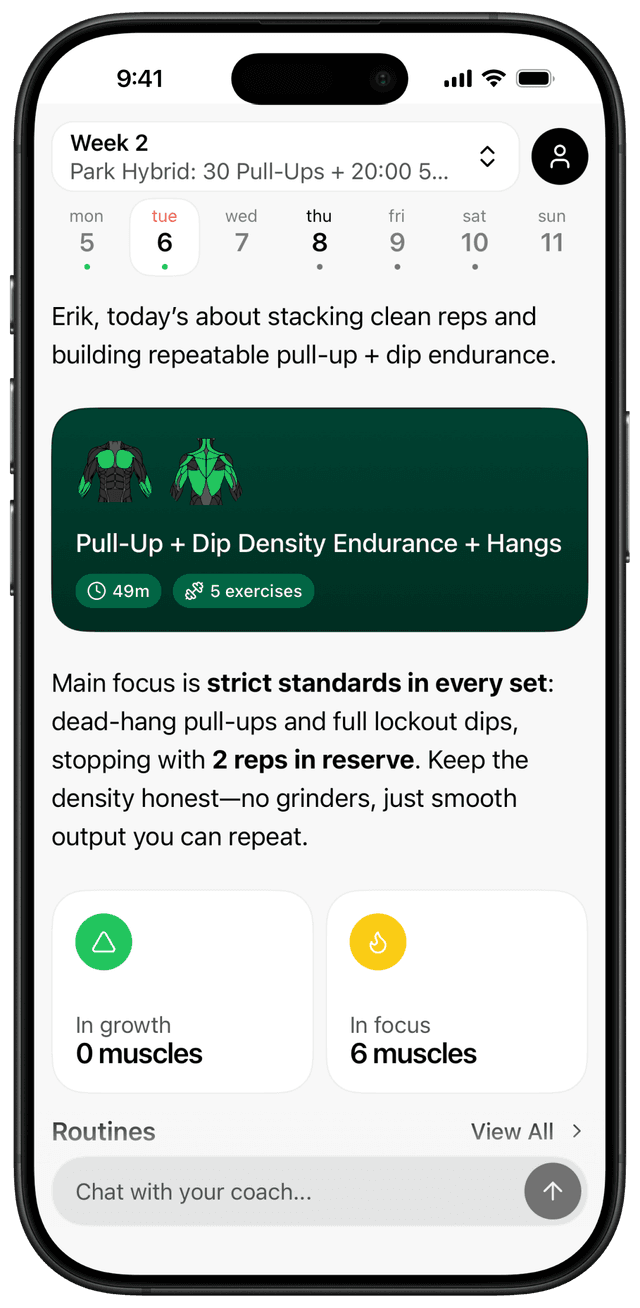 AI coaching dashboard