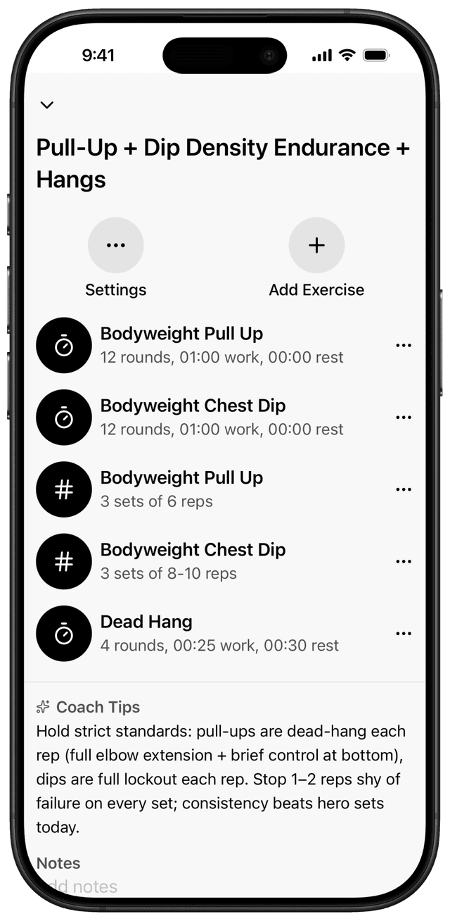 Smart weight recommendations