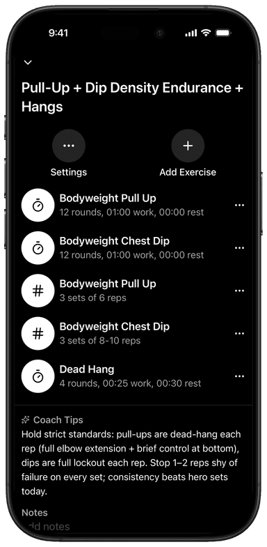 Smart weight recommendations